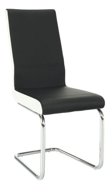 Jídelní židle Nacton (černá + bílá)