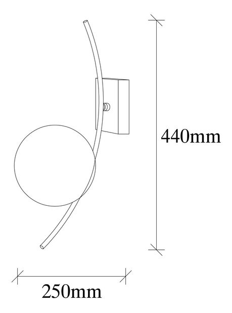 Nastěnné svítidlo Hilda 3821