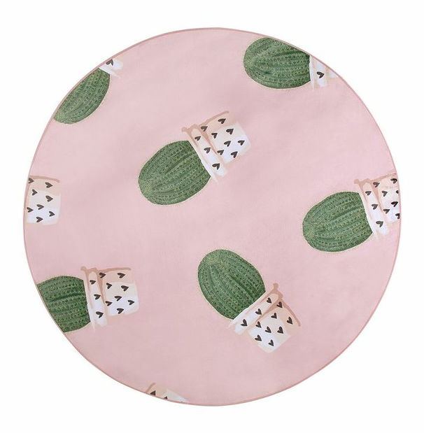 Koberec 140 cm Elvan (růžová)