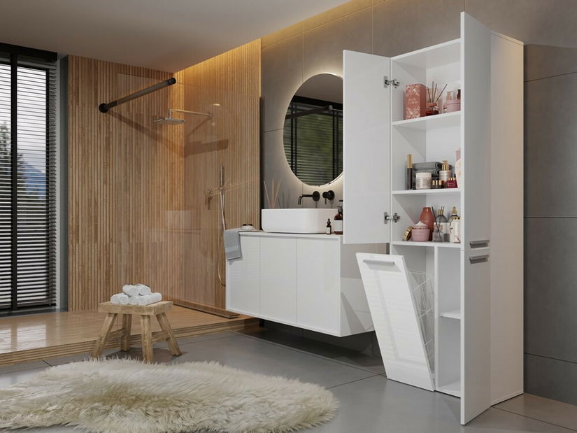 Koupelnová skříňka Neltossa 1 (lesk bílý)