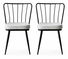 Set 2 židlí Ypsilon (Černá)