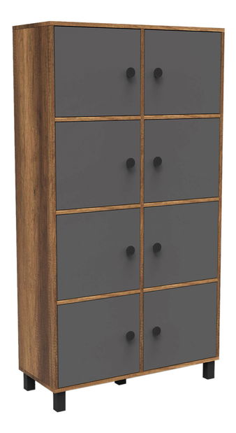 Skříňka Minnie 06 (Ořech + Antracit)