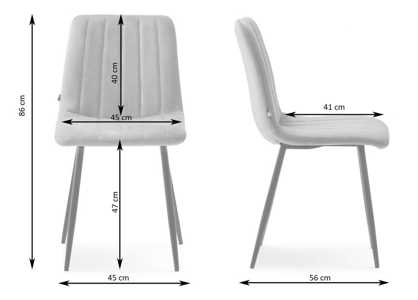 Židle Mia (béžová + černá)