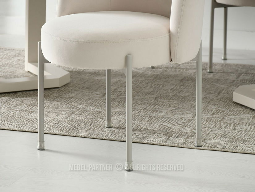 Židle Charliez (krémová + šedá)