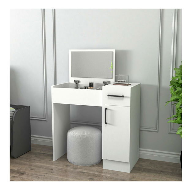 Toaletní stolek Nukela 3 (bílá)