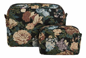 Toaletní tašky 2 ks Zemeria (černá)