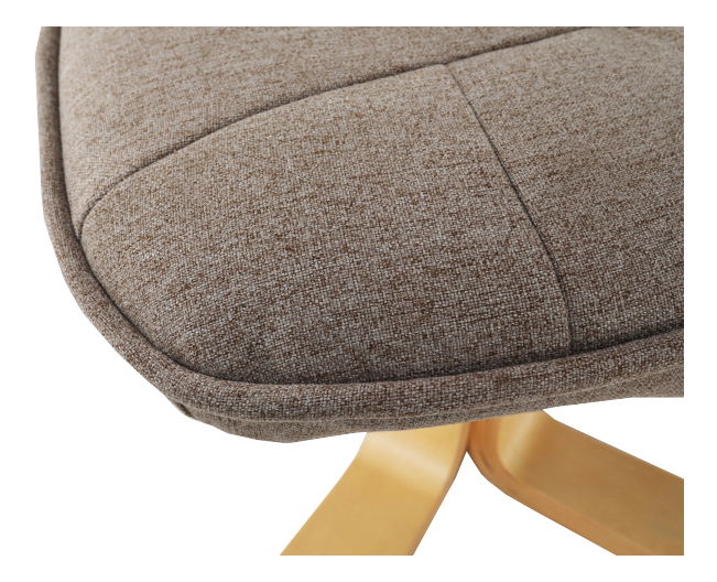 Relaxační křeslo Lerato (hnědošedá)