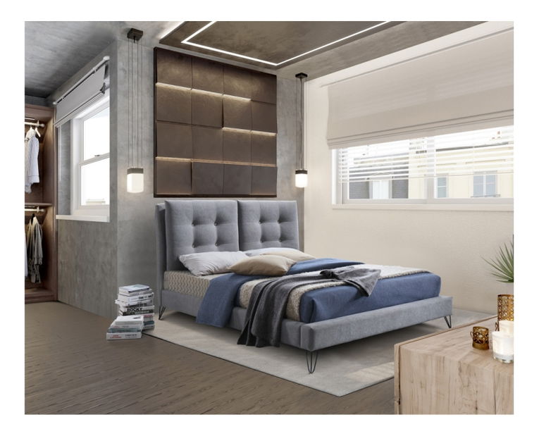 Manželská postel 180 cm Kolia (s roštem)