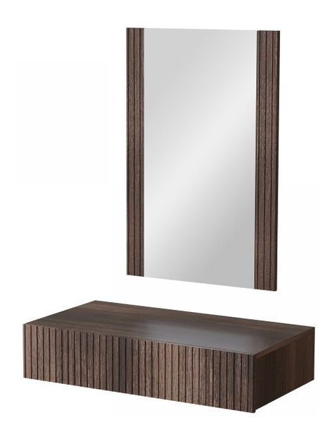 Toaletní stolek se zrcadlem Orlandio (ořech warmia)