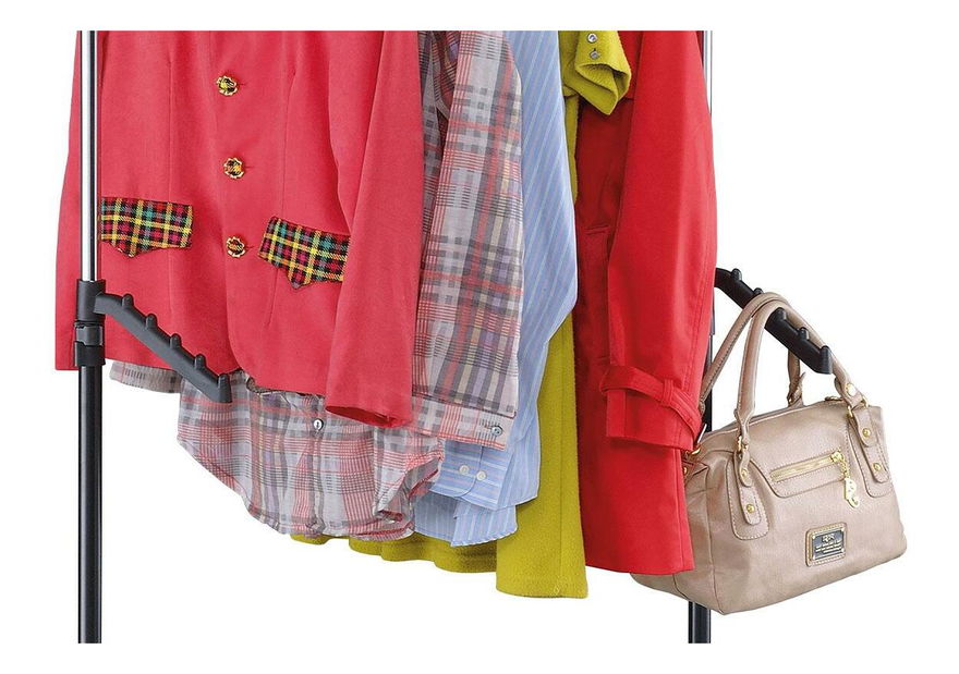 Věšák na kolečkách Adjetivo (černá)