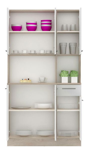 Kuchyňský kout Palermo NEW (dub sonoma + bílá)