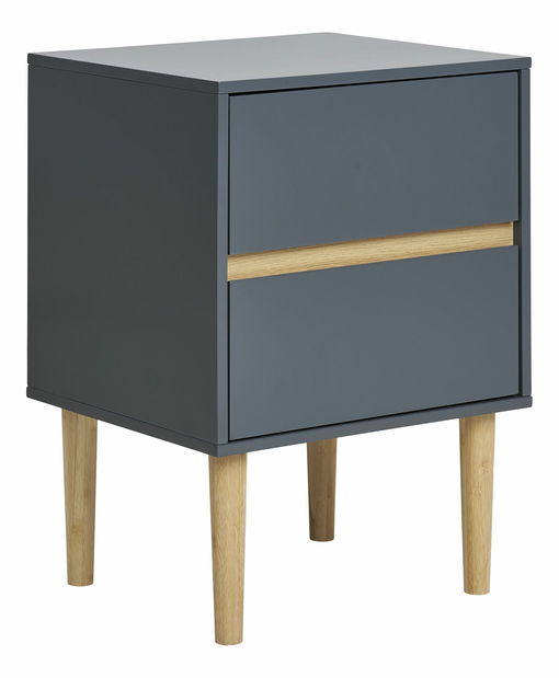 Noční stolek Bnamira 2 (tmavě šedá)