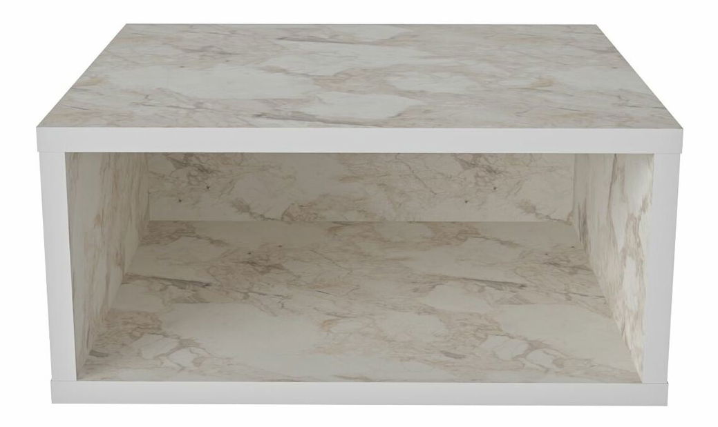 Noční stolek Dondrina N (mramor bílý)