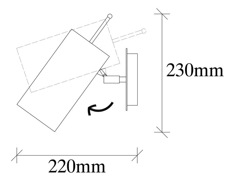 Nástěnné svítidlo Kemu 6382