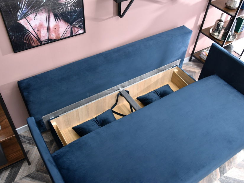 Pohovka dvousedačka Mastil (černá)