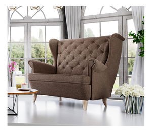 Pohovka dvousedačka Utopie 2 (hnědá)