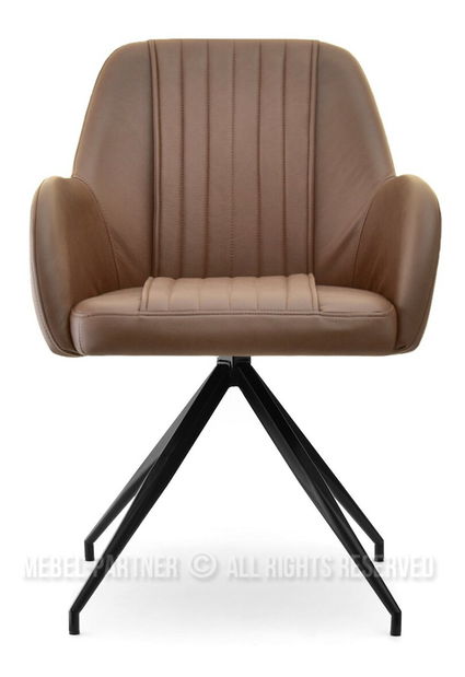 Židle Cruz (hnědá + černá)