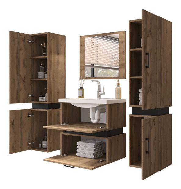 Koupelna typ 02 Trina (dub wotan)