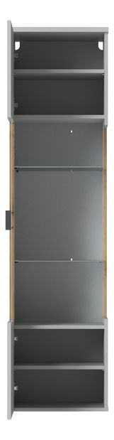 Vitrína Veresa V01 (popel + dub coast evoke) (L)