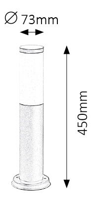 Venkovní svítidlo Black Torch 8147 (matná černá)
