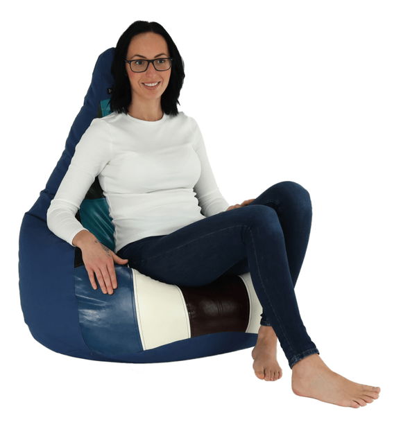 Sedací vak Freddy (tmavě modrá)