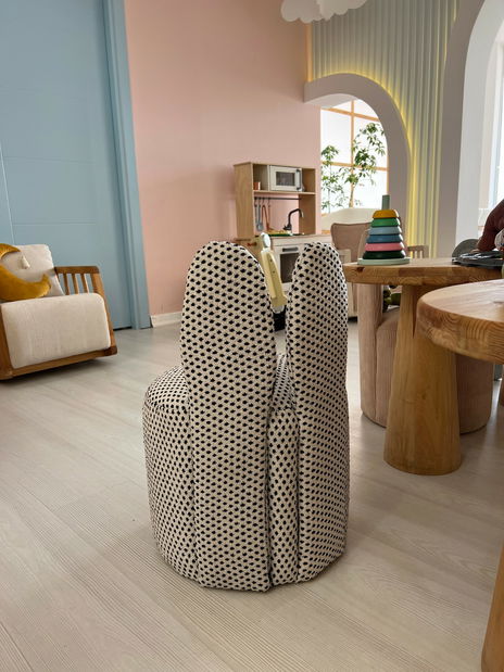 Taburetka Bunnie (hnědá)