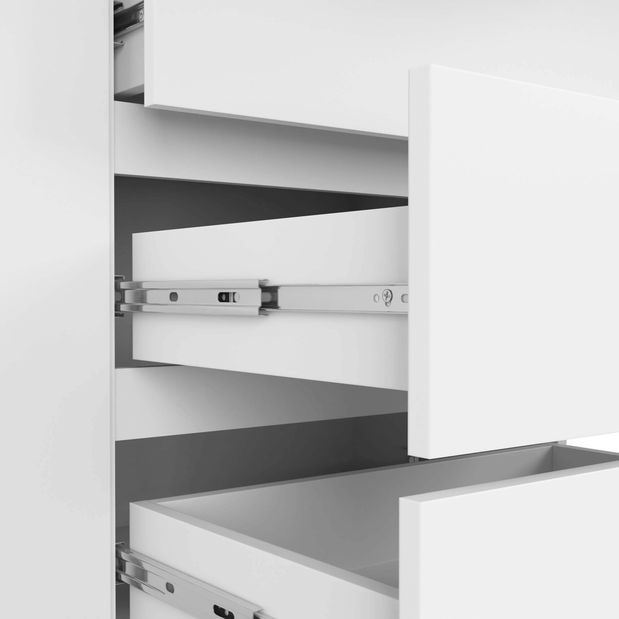 Komoda Kurtinaitis 2D 4SZ (bílá)