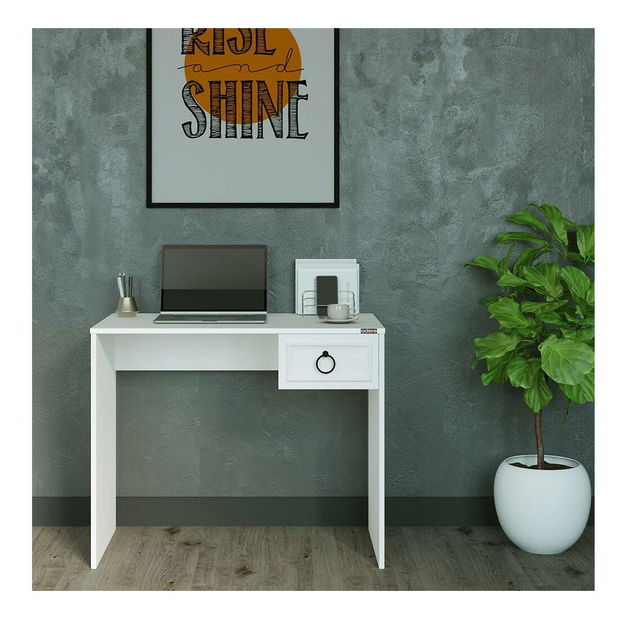 PC stolek Nukela 4 (bílá)