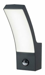 Venkovní nástěnná LED svítilna Palanga (bílá + antracit)