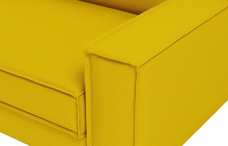 Pohovka trojsedačka Spary 3 (světle šedá + ořech)