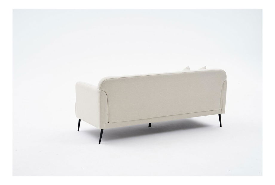 Pohovka trojsedačka Revosatta (krémová + černá)