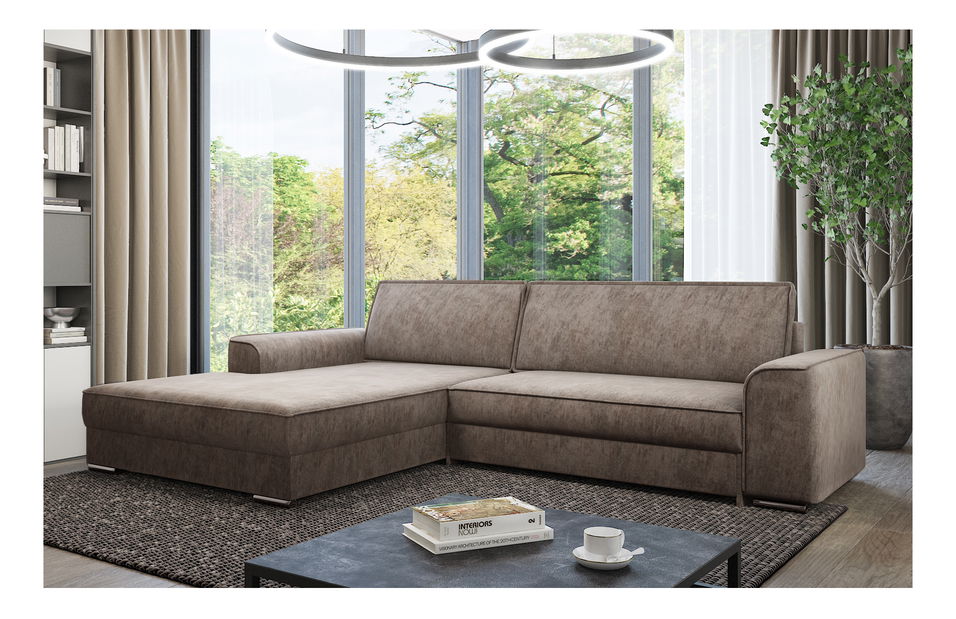 Rohová sedačka Tunos (L) (béžová)