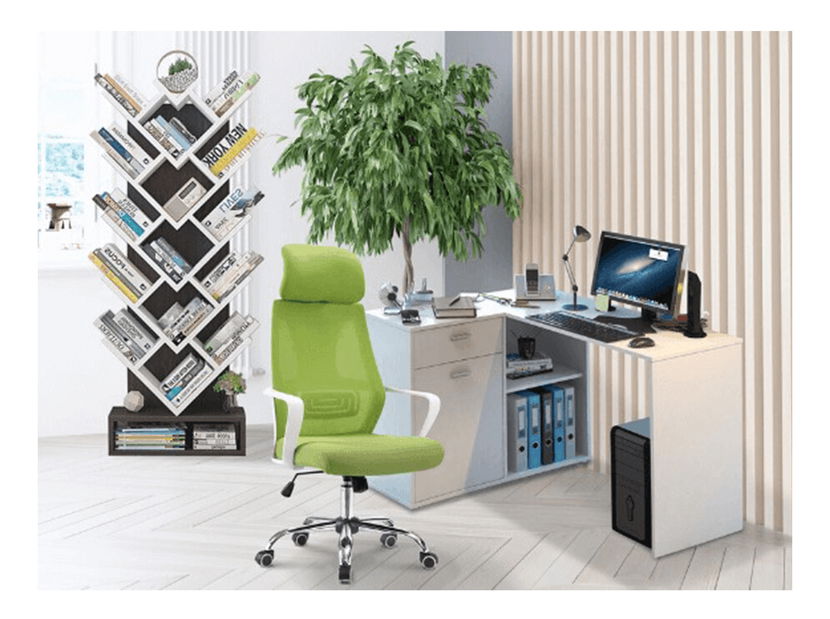 Regál Veley (bílá + černá)