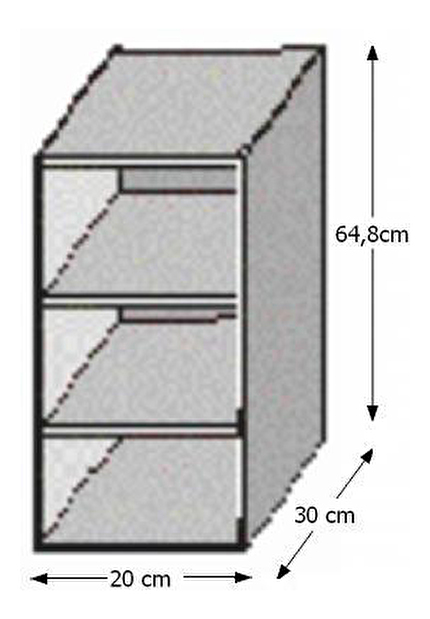 Horní kuchyňská skříňka GO-20 Igo