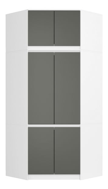 Prodloužení skříně Denominara (bílá + grafit)