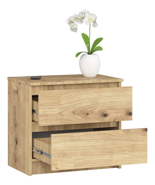 Noční stolek Kalista (dub artisan)