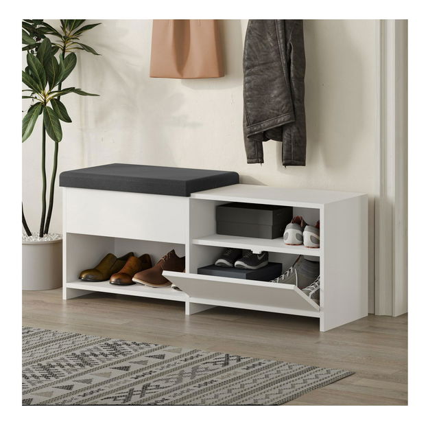 Botník (skříňka na boty) Butoti 7 (bílá)