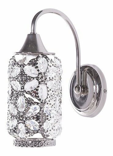 Nástěnná lampa Singa (stříbrná)