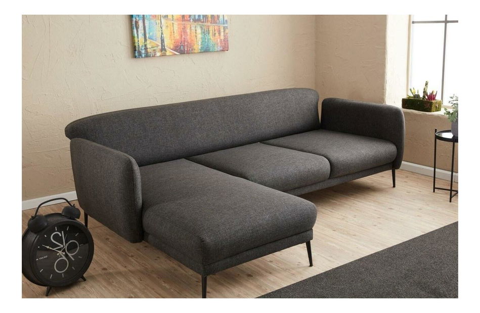 Rohová sedačka Victory (L) (antracit + černá)