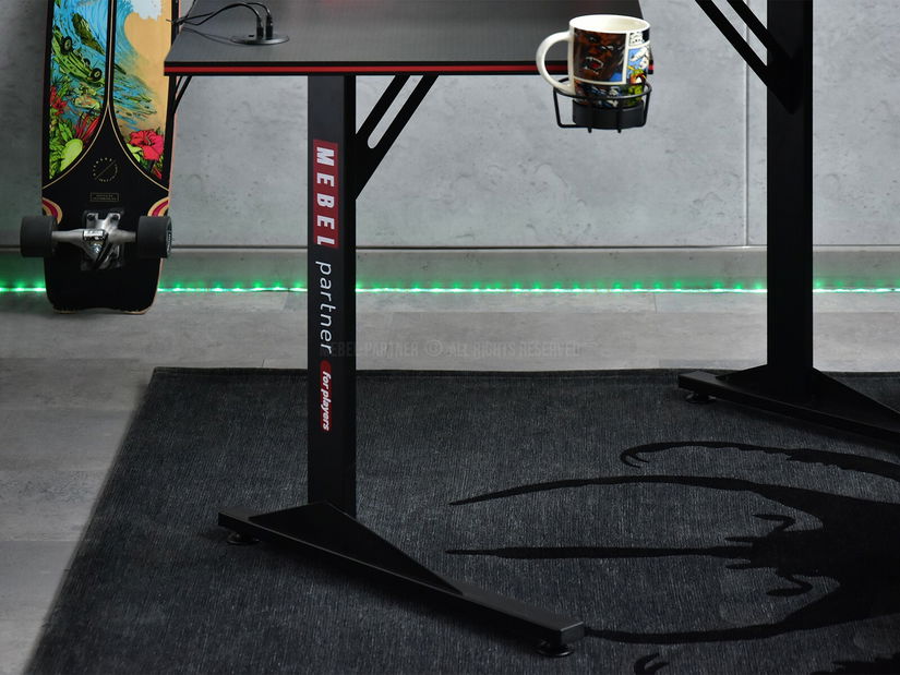 PC stolek Matts C (černá)