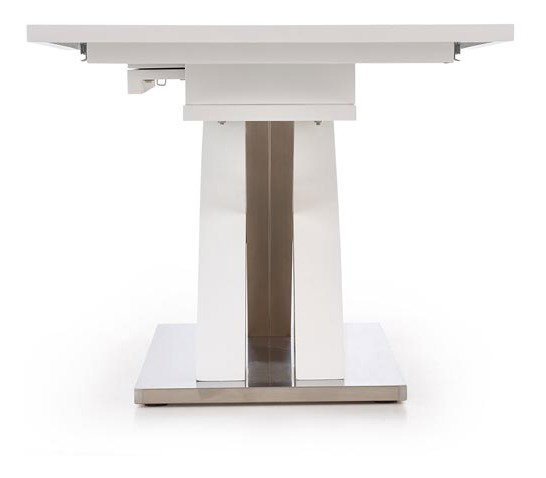 Jídelní stůl Sandor 1 (bílý lesklý) (pro 6 až 8 osob)