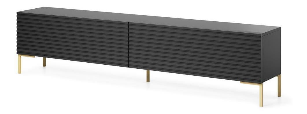 TV skříňka/stolek Lamellito 175 (černá)