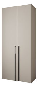 Šatní skříň 110 cm Carmela 50-3 (kašmír + černá)