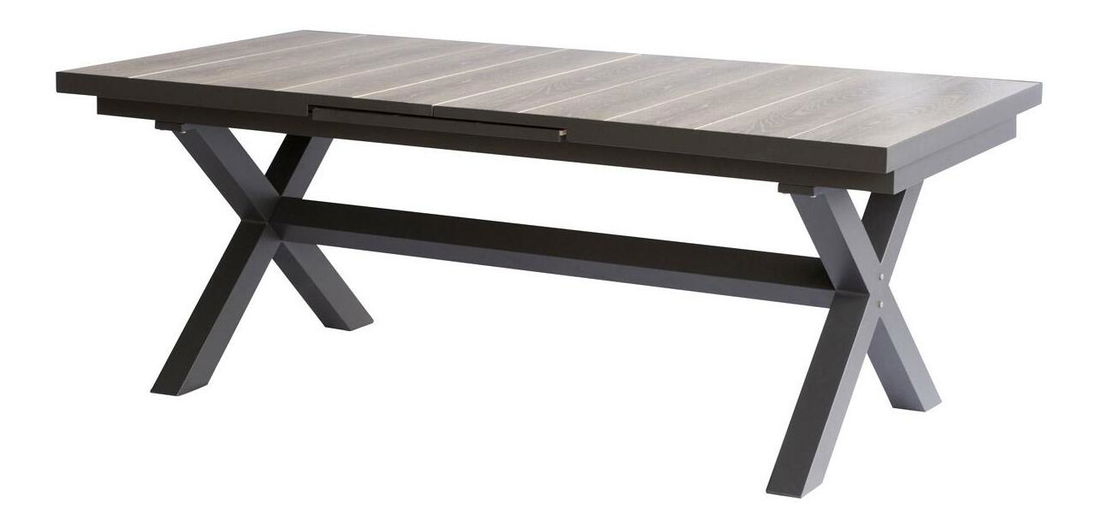 Rozkládací zahradní stůl Absorbidas (dub) (pro 10 a více osob)