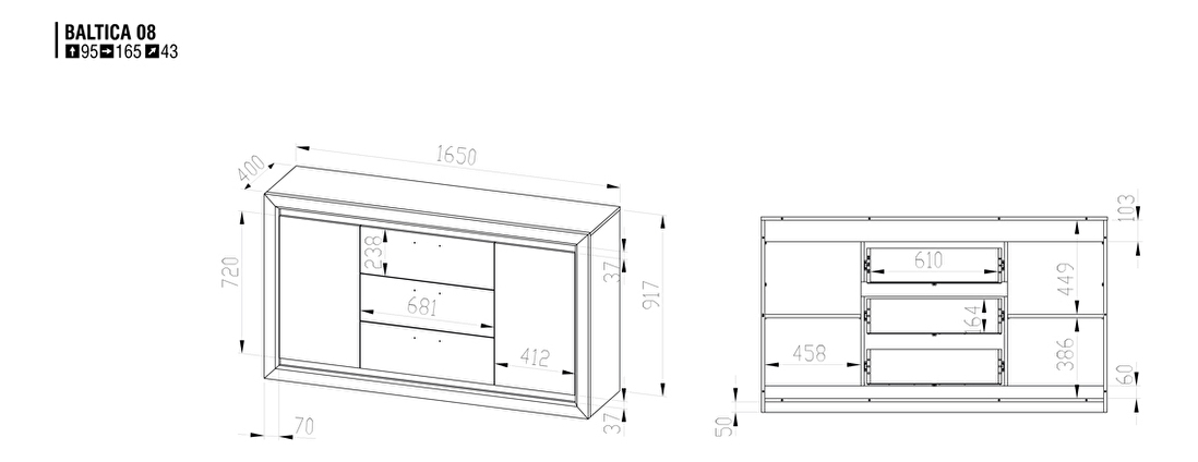Komoda Baltica 8