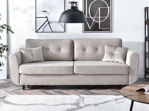 Pohovka dvousedačka Bacteria (béžová + černá)