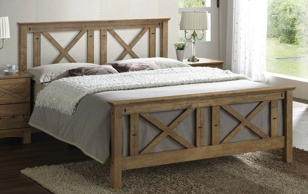 Manželská postel 180 cm Texas ( s roštem)