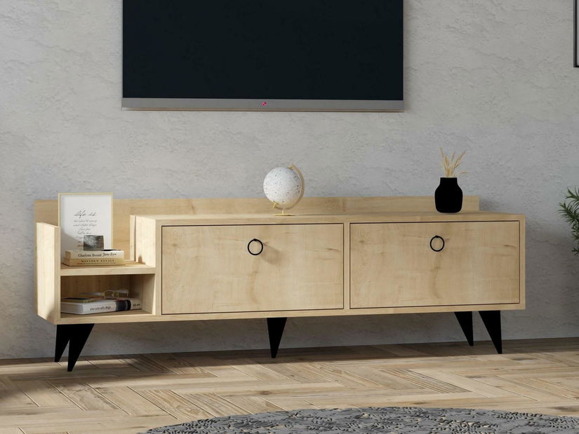 TV stolek/skříňka Bukume (dub)