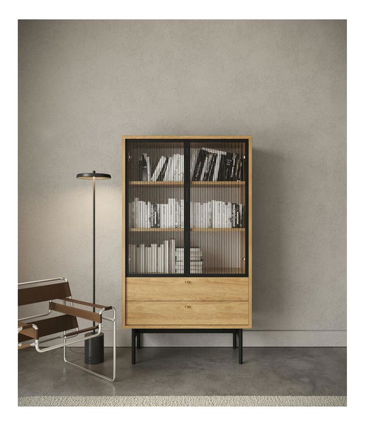 Vitrína Oscar O2 (přírodní hikor)