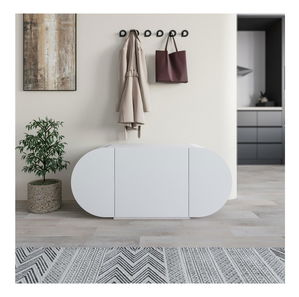 Botník (skříňka na boty) Panumo (bílá)